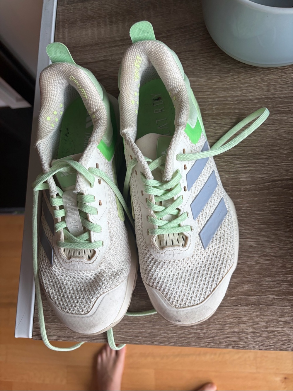 adidas dropset 3 with Mint Green Accents